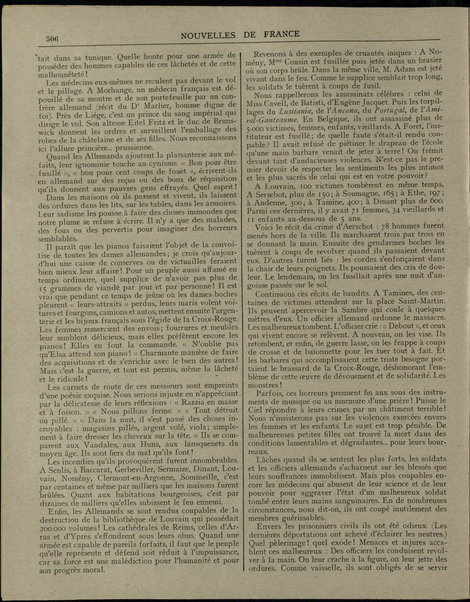 Nouvelles de France et Bulletin des Français résidant à l'étranger : chronique hebdomadaire de la presse française